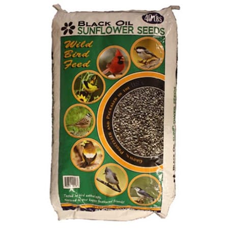 Jrk Seed & Turf Supply Jrk Seed & Turf Supply B200040 40 lbs. Black Sunflower Food 144795